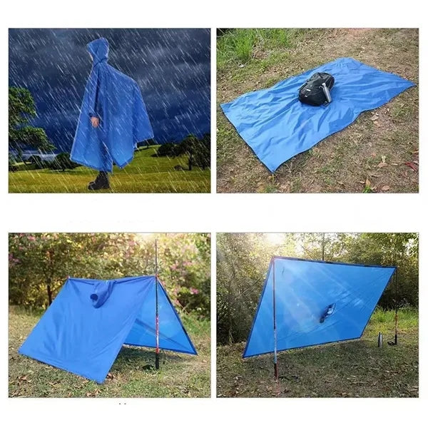 Hooded Rain Poncho