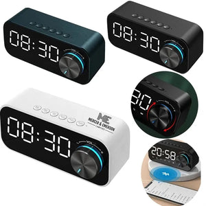 LED Bluetooth Speaker with Alarm Clock