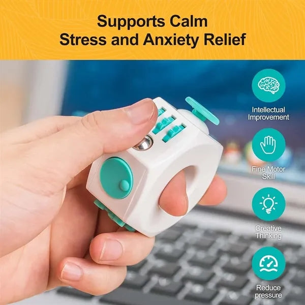 6 Sided Novel Office School Stress Relief Toy Fidget Cube
