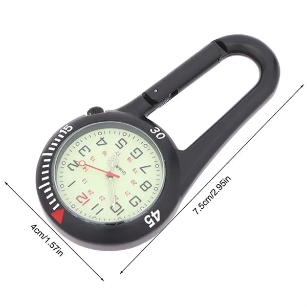 Clip On Glow Quartz Watch