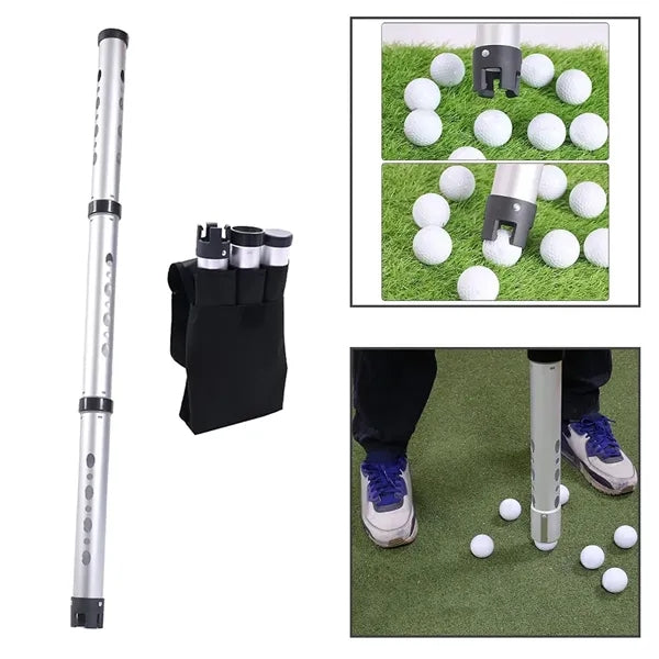 Portable Removable Golf Ball Retriever Collector Picker
