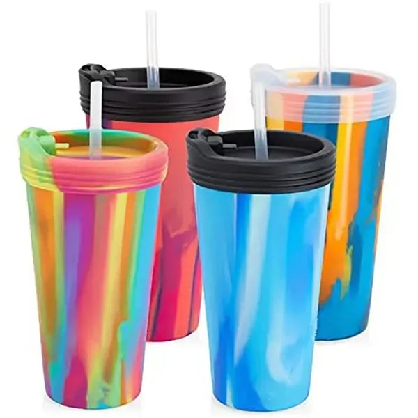 16oz Unbreakable Silicone Glasses