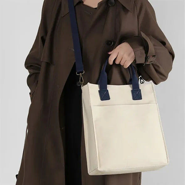 Large Capacity Portable Canvas Crossbody Shoulder Handbag