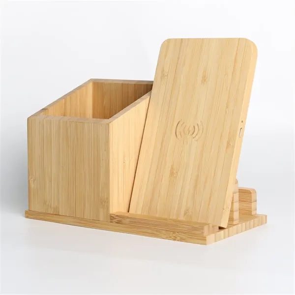Bamboo Wireless Charger Desktop