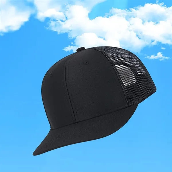 Unisex refreshing breathable adjustable mesh trucker sun hat