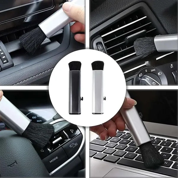 Portable soft retractable laptop cleaner keyboard brush