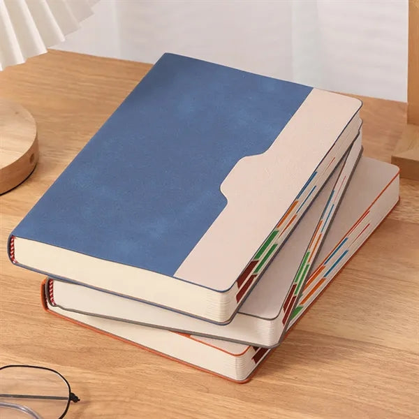 Multi-purpose portable ultra-thick A5 soft leather notebook