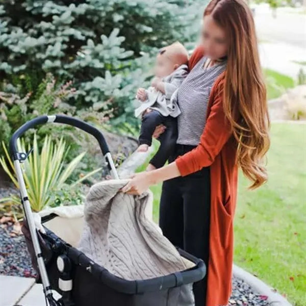Baby Soft Warm Fleece Stroller Blanket Swaddle Sleeping Bag