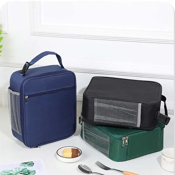 Durable Oxford Thick Insulated Lunch Box Cooler Tote Bag
