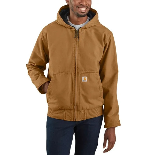 Loose Fit Washed Duck Insulated Active Jacket