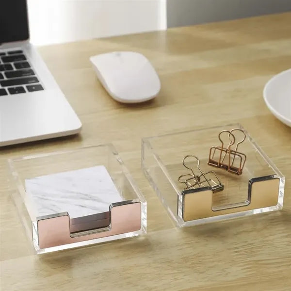 Clear Acrylic Sticky Note Pad Holder