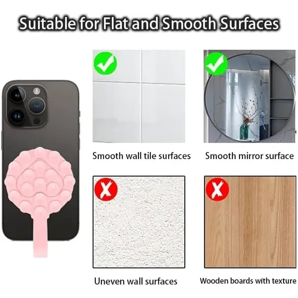 Round Double Sided Multifunctional Silicone Phone Grip
