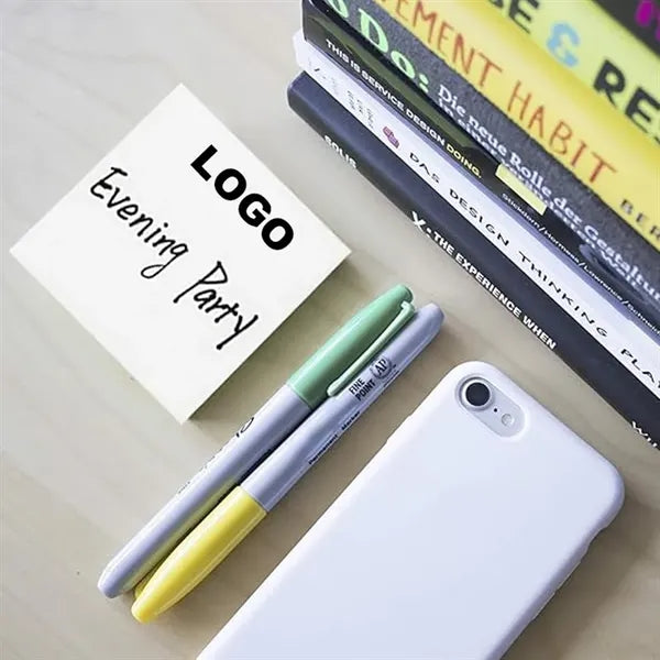 3"x3" Adhesive Notepads Memo Paper Sticky Notes w/50 Sheets