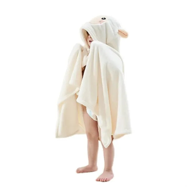 Toddler Soft Hooded Bathrobe