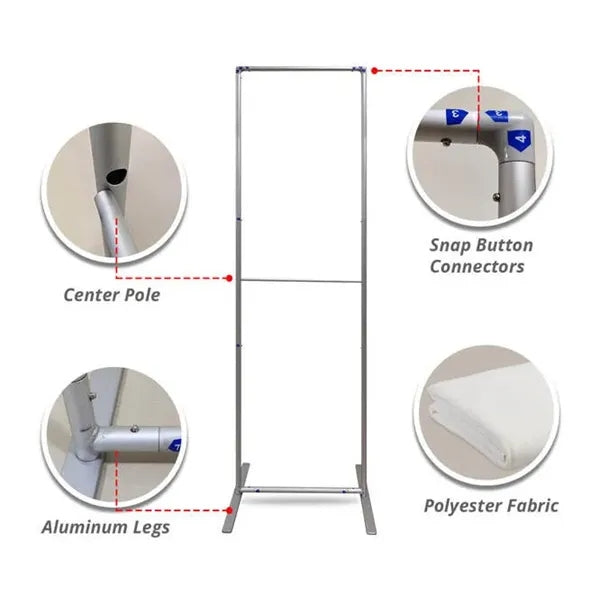Economy Fabric Display Stands (4ft x 8ft)