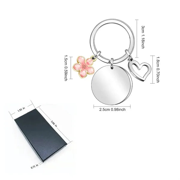 Flower Key Ring Chain