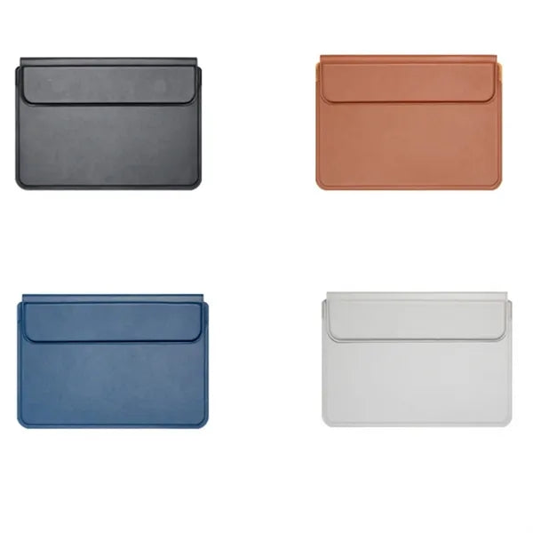 3-in-1 PU Leather Laptop Sleeve
