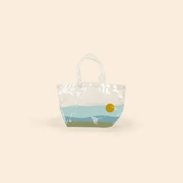 DUMPLING TOTE - CLEAR VINYL