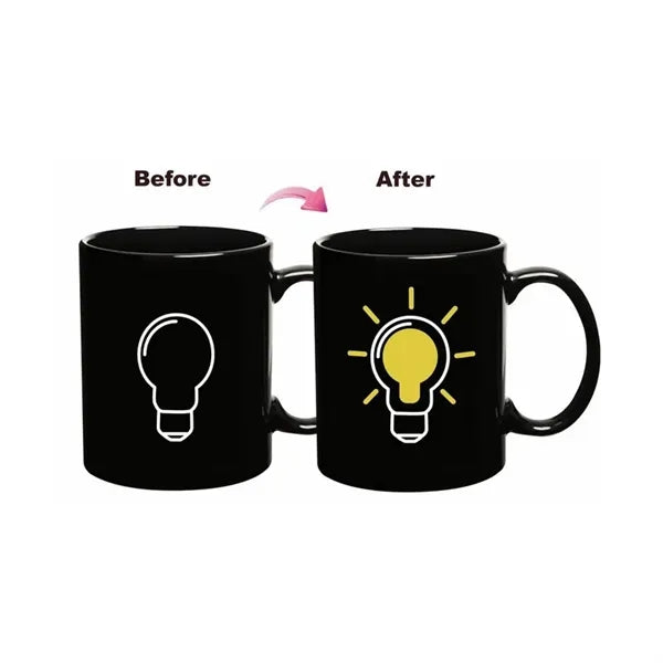 Heat-Activated Color-Changing Ceramic Mug