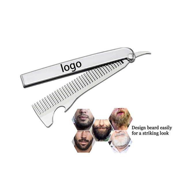 Folding Comb with Bottle Opener