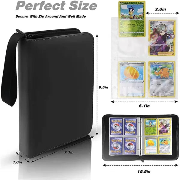 400 Card Slots Game Binder