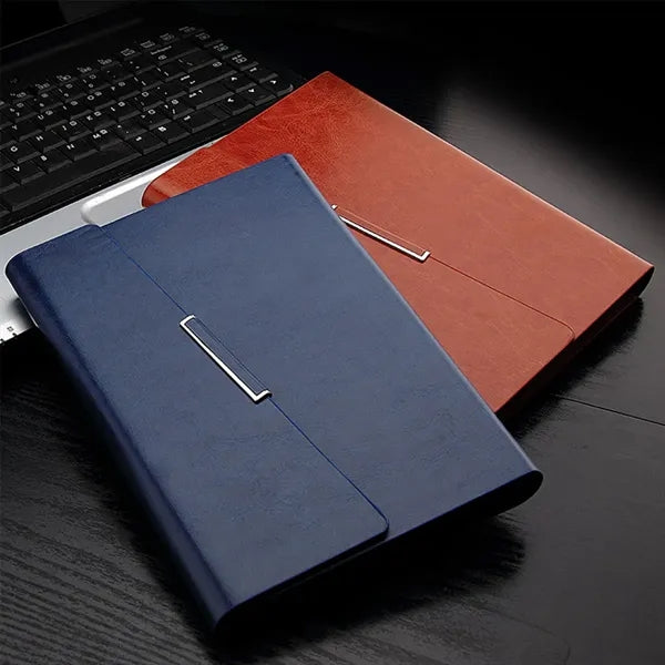 High-end business loose-leaf office meeting record notebook