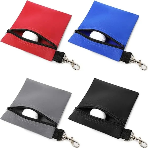 Portable Golf Bag Nylon Ball Cover Waist Hanging Style