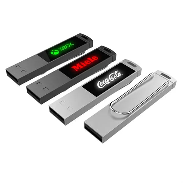 Clip Metal Led USB 3.0 Flash Drive