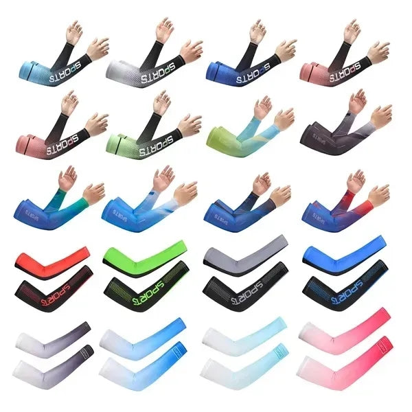 MOQ50 UPF 50+ Cooling Sun Protection Arm Sleeves