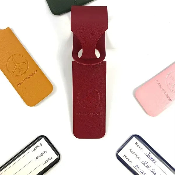 PU Leather Luggage Tag