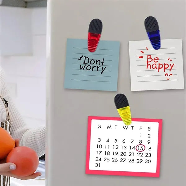 Plastic Refrigerator Magnet Clips Sets