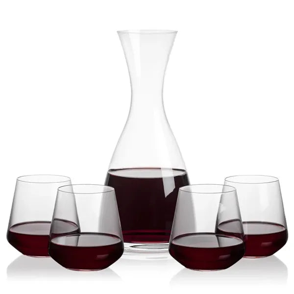 Barham Carafe & Cannes Stemless Wine