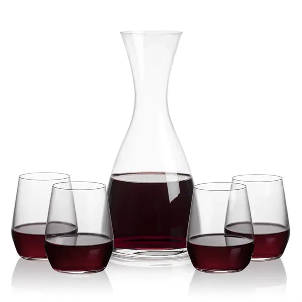 Barham Carafe & Germain Stemless Wine