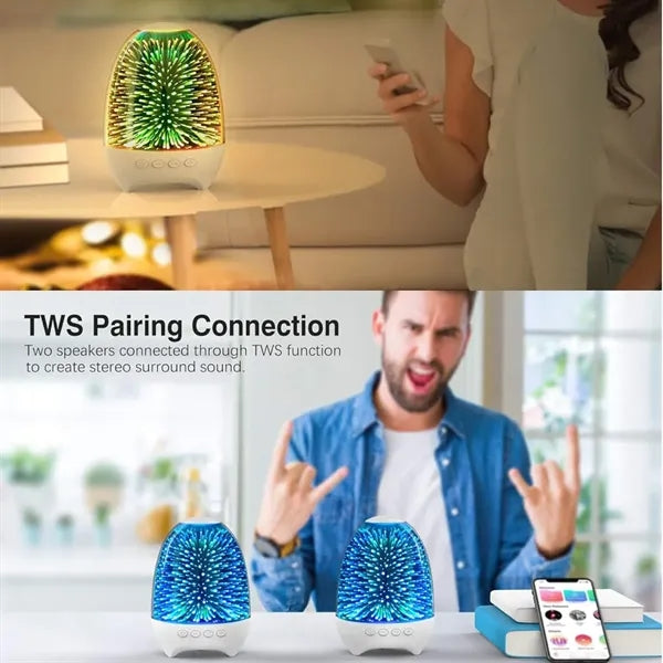 2 In 1 Night Light Bluetooth Speaker