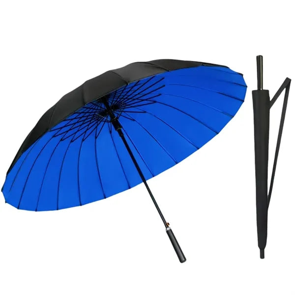 Luxury Umbrella 24-Rib Double-Layer Outdoor Rainstorm Travel