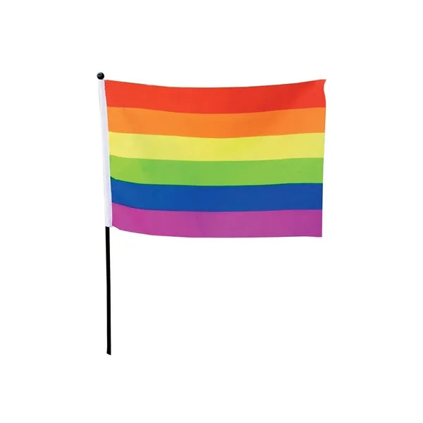 8" Pride Stick Flag
