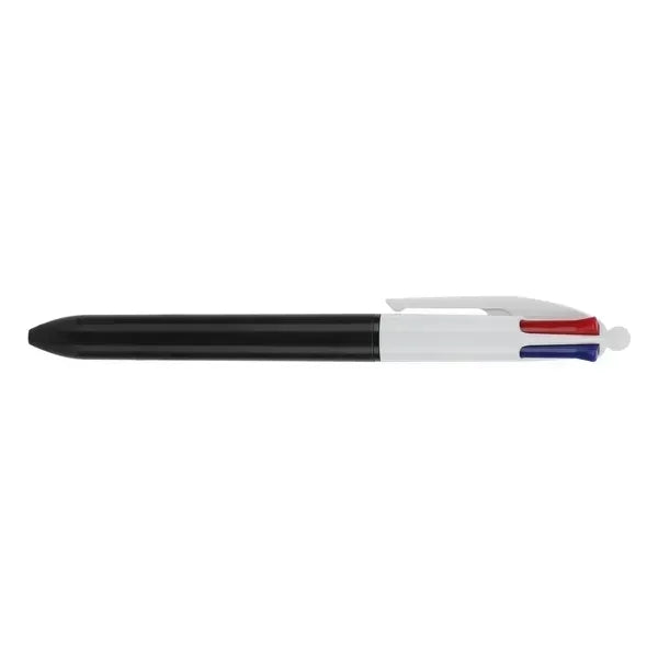 Custom Medium Point 1.0mm 4 Color Retractable Ball Pens