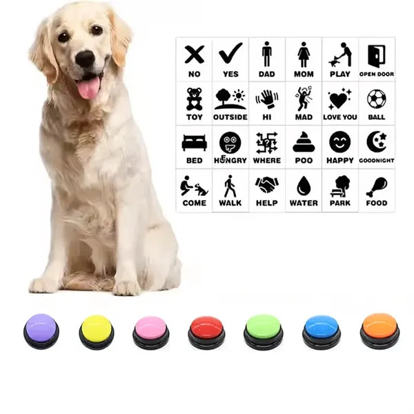 Dog Buttons for Communication Pet Training Buzzer