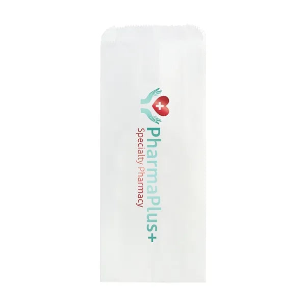 White Kraft Prescription Bag - DIGITAL SPLASH