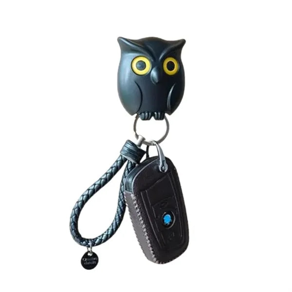 Owl Key Hooks with Adhesive Tape