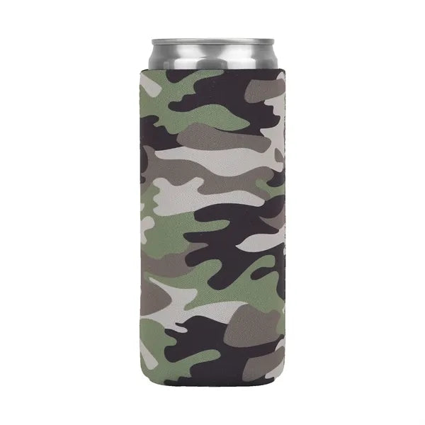 SLIM COLLAPSIBLE NEOPRENE CAN COOLER (3 SIDED IMPRINT)