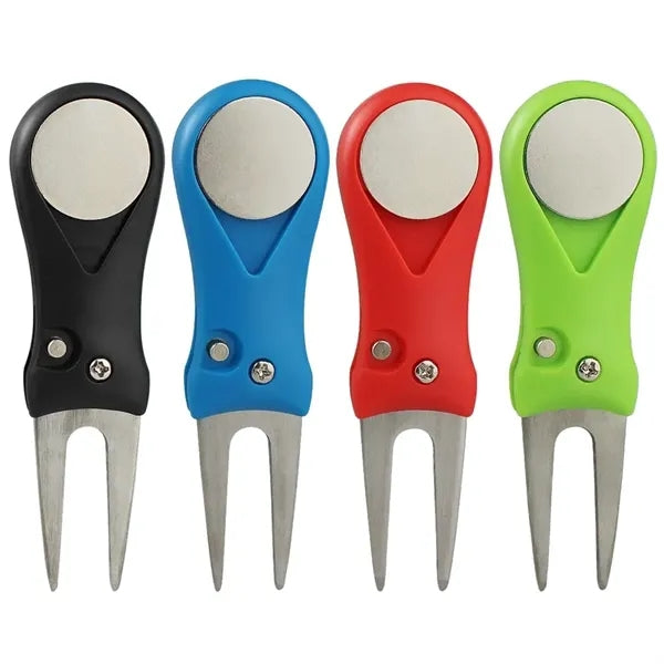 Stainless Steel Ball Fork Divot Repair Tool