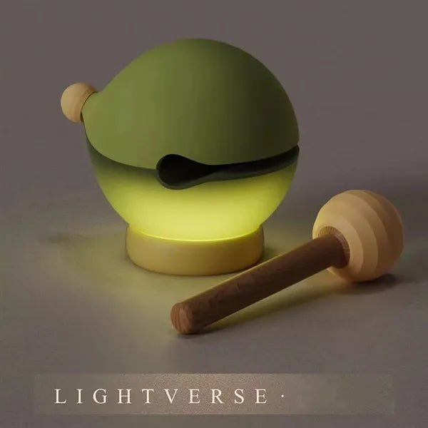 Wooden Fish Knock Lamp