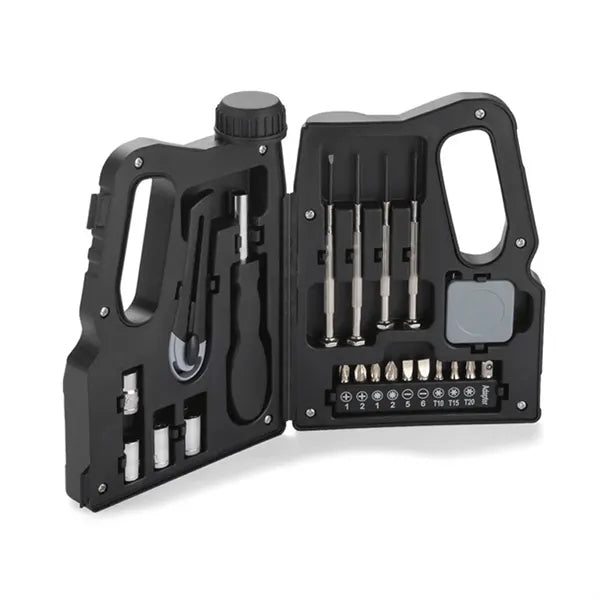 21pcs Oil Bottle Shaped Tool Kit Box
