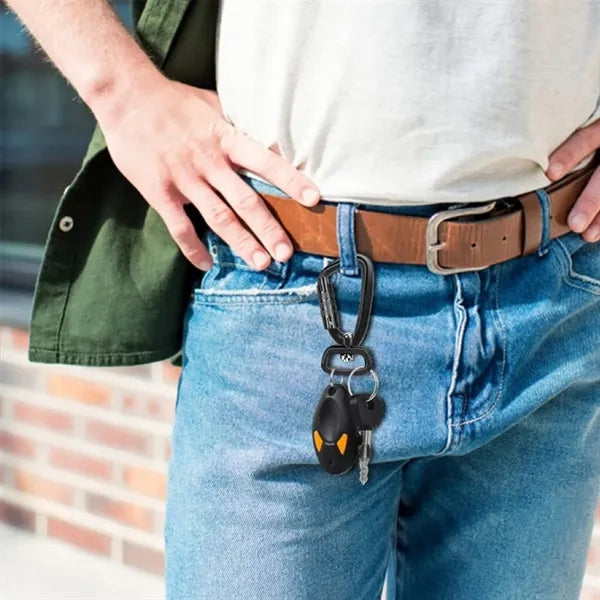 Locking Carabiner Clip with Swivel Ring