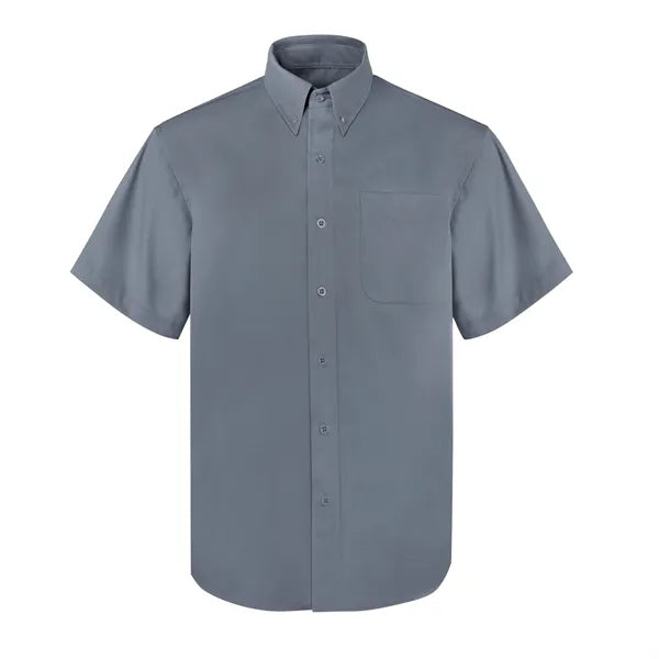 Men's Woven Long Sleevemen Twill Button Down Dress Shirt