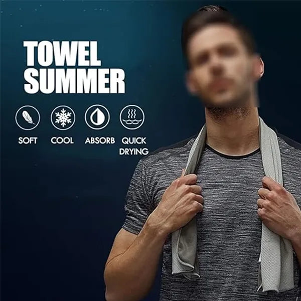 Golf camping fitness breathable quick dry ice cooling towel