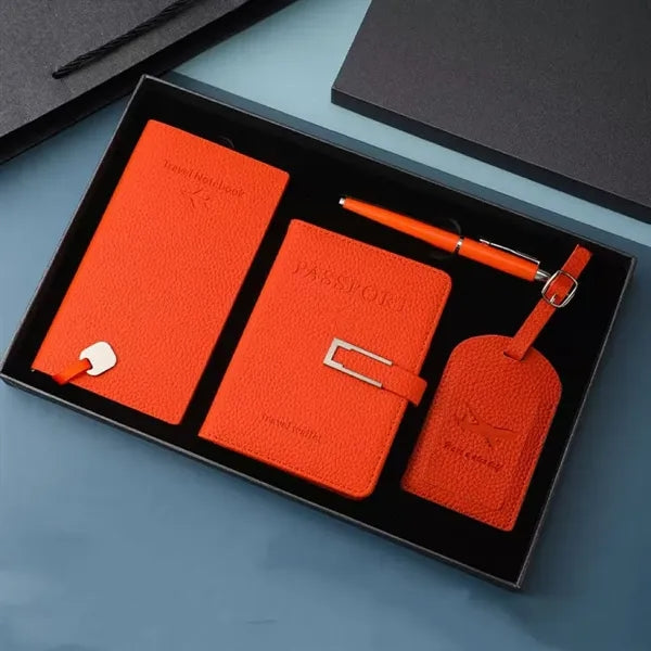 PU Leather Travel Set
