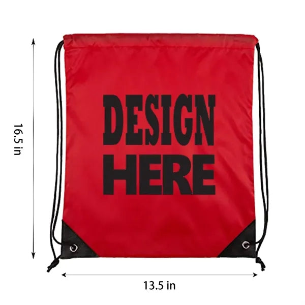 Customizable Multi-Color Advertising Drawstring Backpack