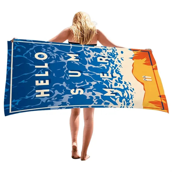 Sublimated Beach Towel